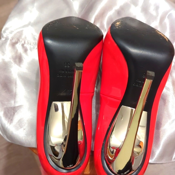 Giuseppe Zanotti Red Patent Platform Pumps - Picture 6 of 8